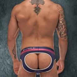 Male Power 302246 French Terry Cutout Moonshine