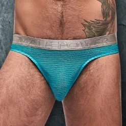 Male Power 442252 Mesh Rib Bong Thong