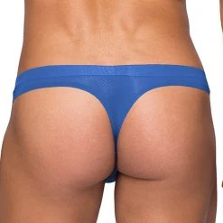 Male Power SMS007 Seamless Sleek Sleek Thong W/sheer Pouch