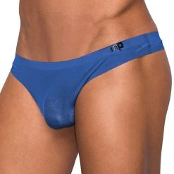 Male Power SMS007 Seamless Sleek Sleek Thong W/sheer Pouch