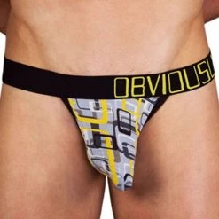 Obviously MEH Geometric Low Rise Bikini Brief Underwear