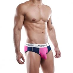 Mensuas MNJ010 Brief Turquoise/White 12 Mensuas MNJ010 Brief Turquoise/White