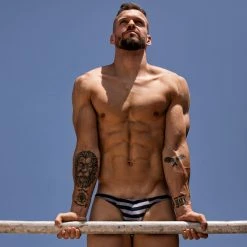 MODUS VIVENDI 11912 Striped Low Cut Brief