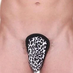 Rage PM5 C-String Thong Snow Leopard Underwear