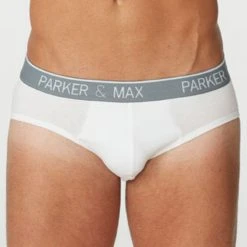 Best Sellers Parker & Max PMFPCS-B1 Classic Cotton Stretch Brief