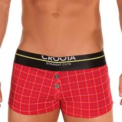 Underwear Croota SC03 Wine Straight Cut Boxer